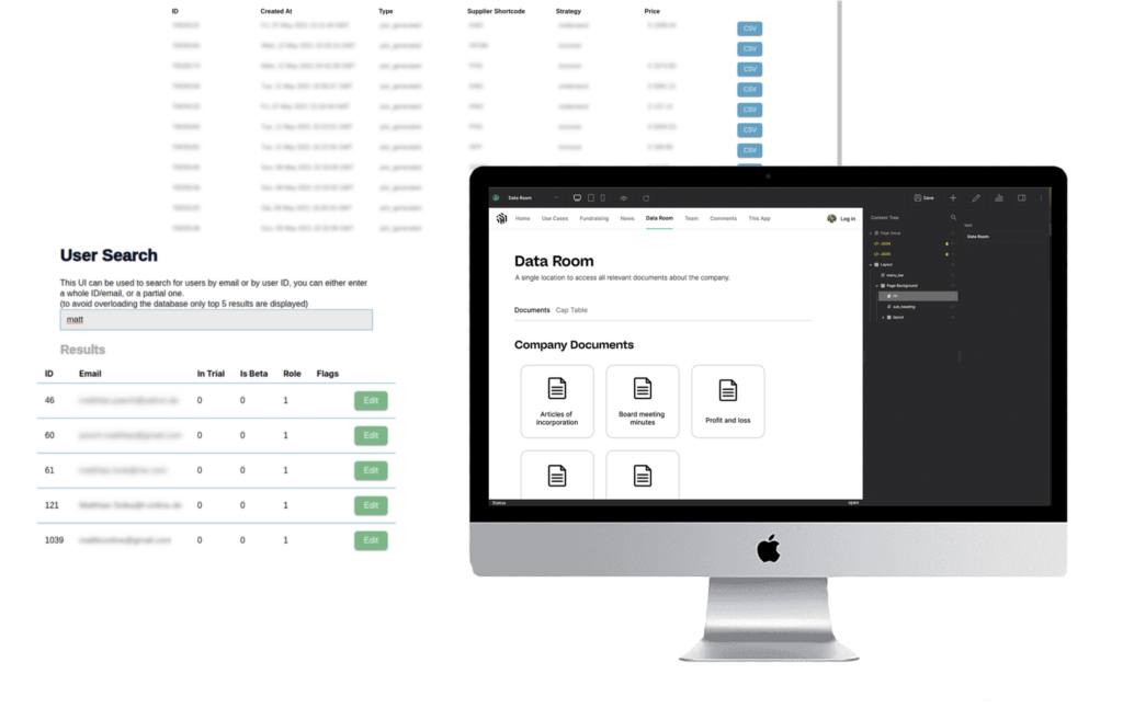 tables built in harmony and the HarmonyCB builder